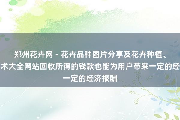郑州花卉网 - 花卉品种图片分享及花卉种植、养殖技术大全网站回收所得的钱款也能为用户带来一定的经济报酬